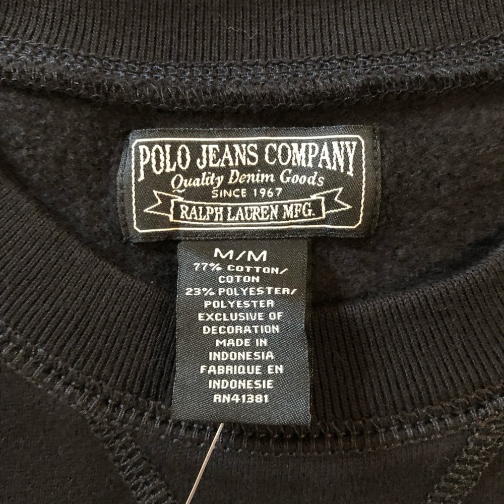 Vtg Ralph Lauren Polo Jeans Co. RL Logo crewneck - Picture 5 of 8